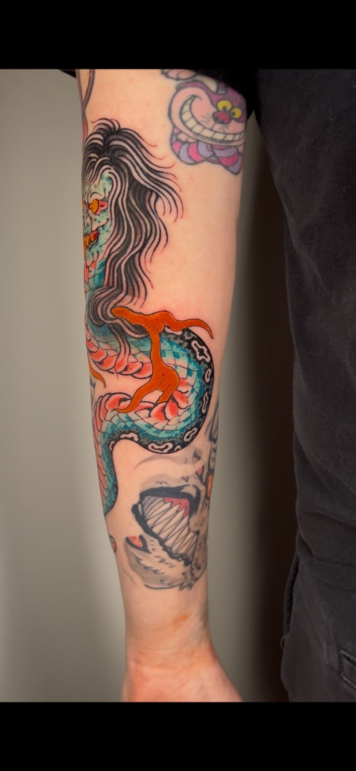 ethereal shoulder tattoo