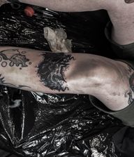 Abstract Organic Darkwork