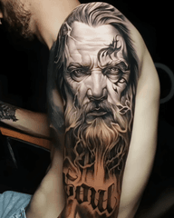 Wise Man with Neotribal Elements