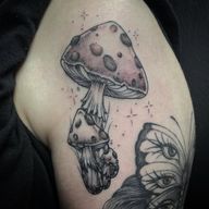 Freehand shroomies for @katiesiberry - - - - - - #dotwork#dotworker#dotworktattoo#dotworktattoos#mushroom#mushroomtattoo#mushromtattoos#shrooms#shroomies#magicmushrooms#magicmushroomtattoo#magicmushroomtattoos#freehand#freehandtattoo#londontattoo#tattoodesign#bromlet#orpington#croydon#london