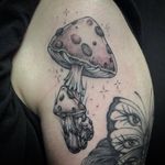 Freehand shroomies for @katiesiberry - - - - - - #dotwork#dotworker#dotworktattoo#dotworktattoos#mushroom#mushroomtattoo#mushromtattoos#shrooms#shroomies#magicmushrooms#magicmushroomtattoo#magicmushroomtattoos#freehand#freehandtattoo#londontattoo#tattoodesign#bromlet#orpington#croydon#london