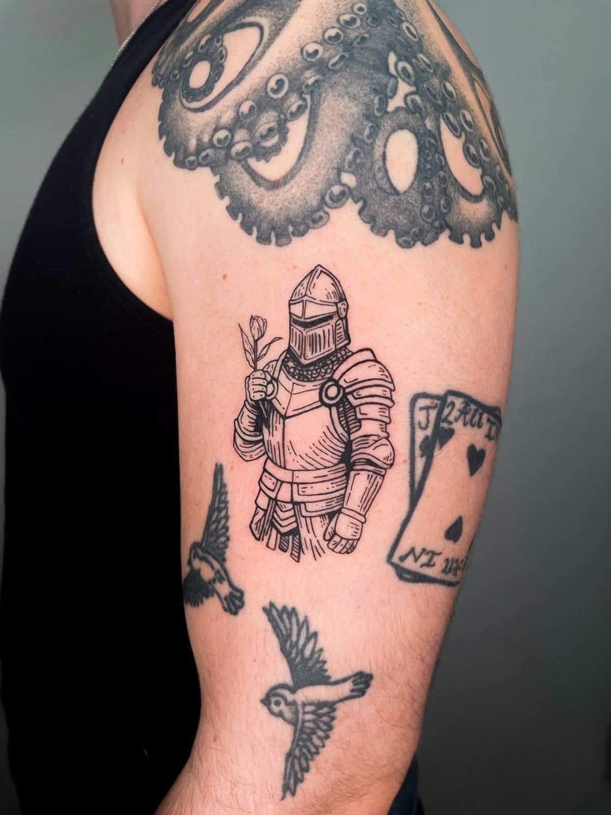 minimalist back tattoo