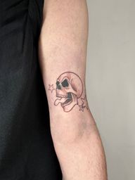 More skulls 💀 @liam.bbbyy tattooed at @thestoryofus.mcr ✨ . . . . . #customtattoo #skulltattoo #manchestertattoo #skull #cybertribal
