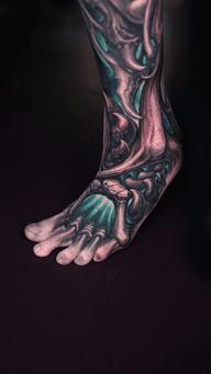 Organic Foot Tattoo