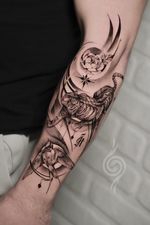 Tiger and Swallow Ornamental Sleeve