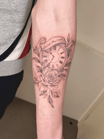 Pocket Watch with Rose