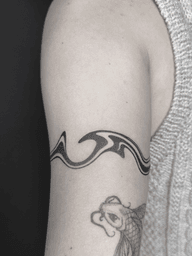 Intricate Abstract Dotwork Tattoo