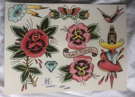 Flash tattoo