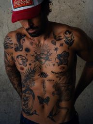 Sacred Heart Chest Piece