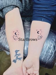 Minimalist Animal Celestial Tattoos