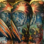 #teresasharpe #galaxy tattoo