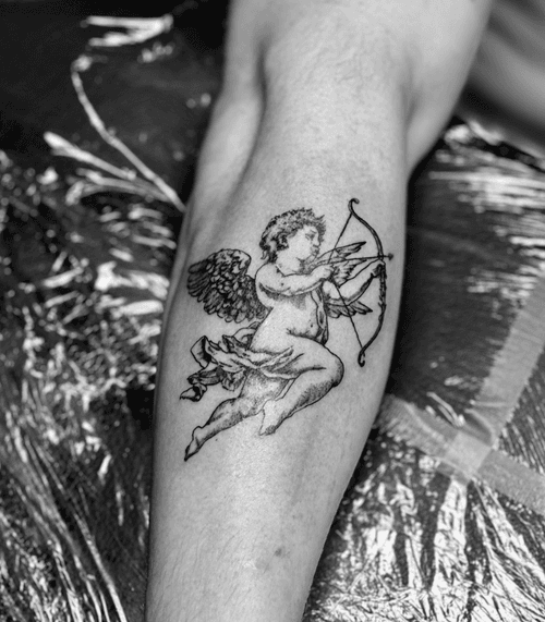 Cherub with Bow and Arrow