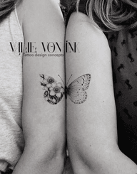 ? MOTHER & DAUGHTER IDEA ? Here’s a little concept of how the birth-flower butterfly tattoos can look as a matching piece. Each butterfly contains the flower for a different birth month — a small meaningful tattoo you can share with your mum Remember: • £150 for both tattoos • Your mum’s tattoo is FREE • Available throughout March for Mother’s Day Next post I’ll show all 12 birth-month butterfly designs so you can pick yours. Tag your mum if you’d get this together