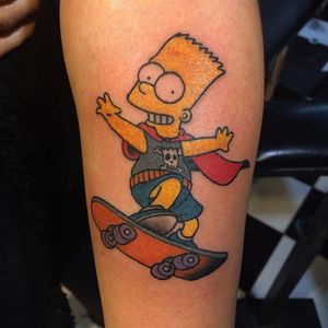 Simpsons tattoo by steakmoss #simpsons