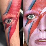 Realistic Bowie eye by Frank Harvey #davidbowie #ziggystardust #eye #realistic #realism#portrait #castrotattoo #thecastro #bayarea #sanfrancisco #portrait #frankharvey 