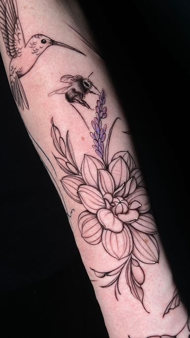 Tattoo work at Sacred Gold
