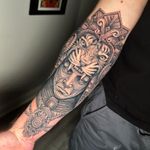 Aztec Warrior with Tiger Headdress