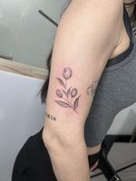 Tulip Branch Tattoo