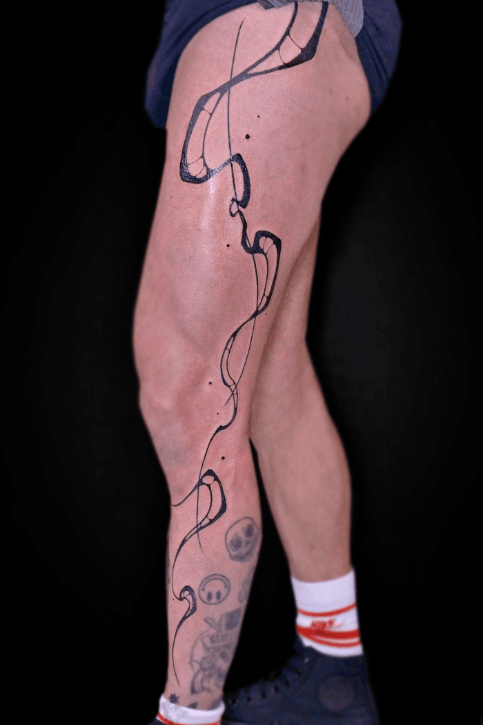 Abstract Leg Sleeve • Tattoodo