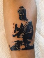 Meditating Buddha Silhouette