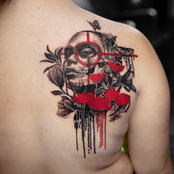 Skull and Floral