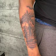 Father’s Day outer forearm sleeve . #fathersday #tattoosleeve
