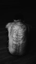 Japanese Oni Mask Tattoo