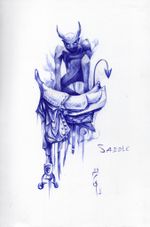Demon on Gothic Saddle