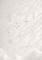 Celestial Cross Tattoo