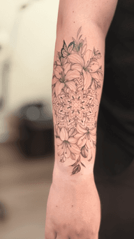 Floral and Mandala Sleeve