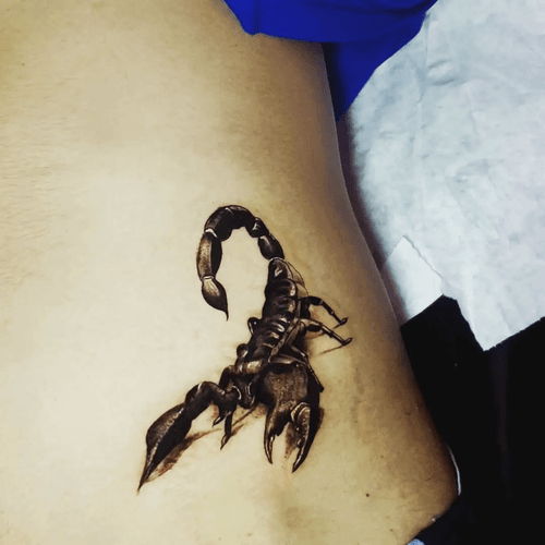 3D Scorpion Tattoo