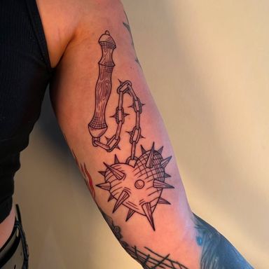 Tattoo work at The Story of Us MCR