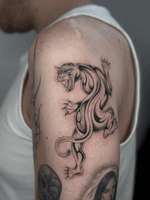 Leaping Panther Tattoo
