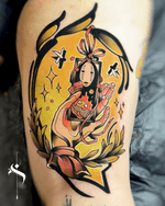 Selfie with your demons, but make it Studio Ghibli. No-Face said peace, Calcifer said vibes only. xx Done with: @biotat_ @xtremetattooink @killerinktattoo @emalla.official @fkirons