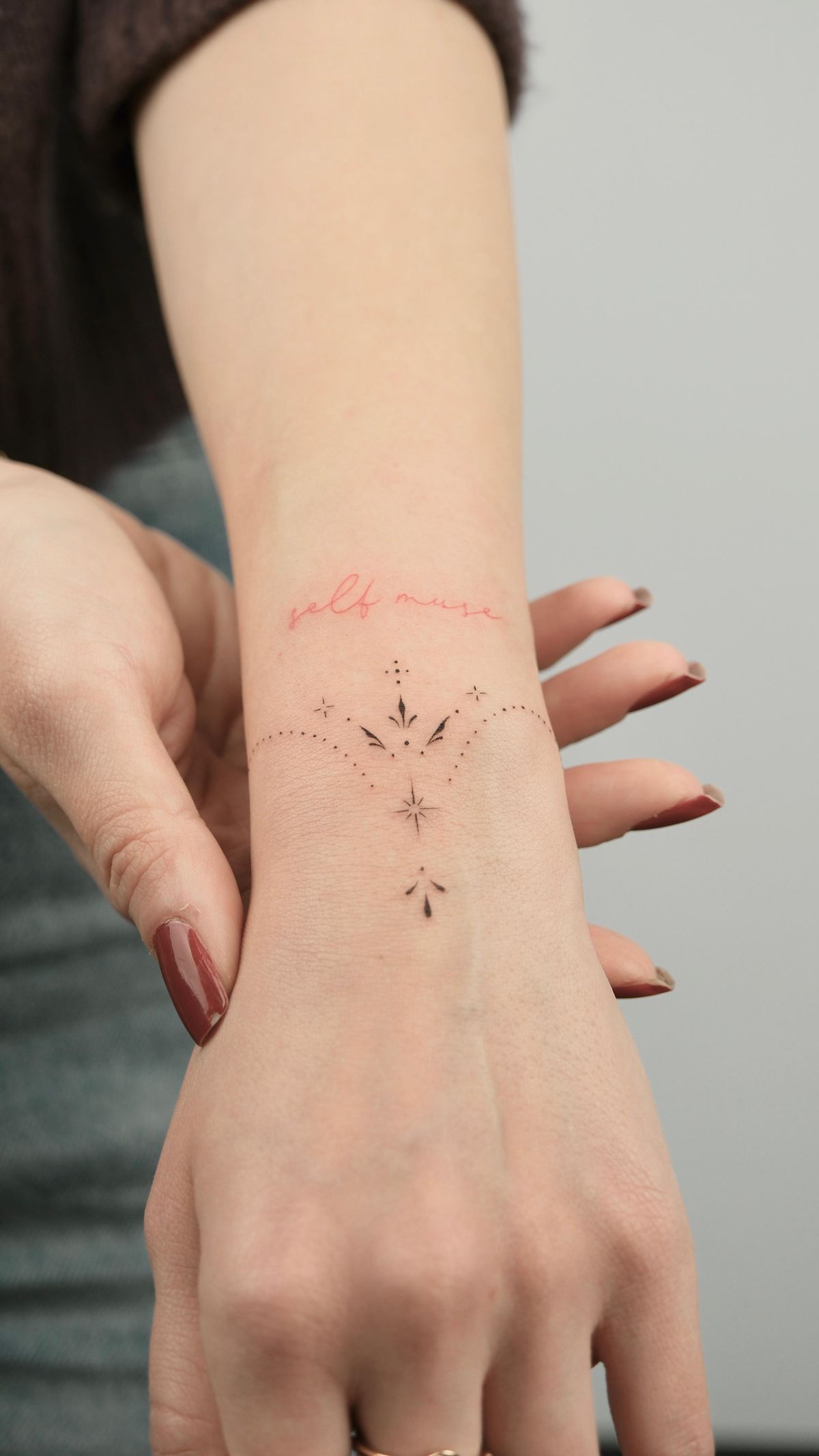ornamental shoulder tattoo