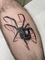Black Widow Spider Tattoo