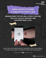 Not just ink, emotion made visible! This tattoo isn’t about design, it’s about connection. Every mark holds a memory, every detail carries a heartbeat ?