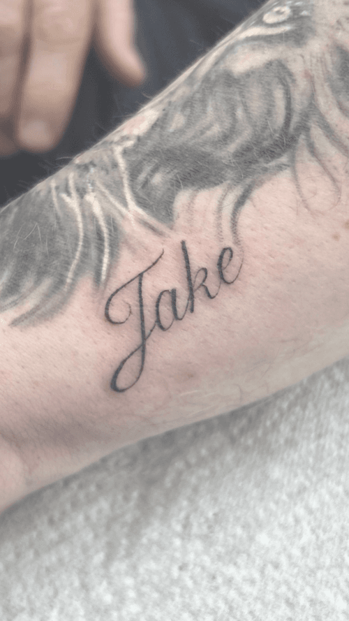 Jake Script Tattoo