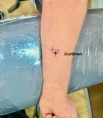 Sparkle star tattoo