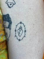 Sacred Heart with Roses Tattoo