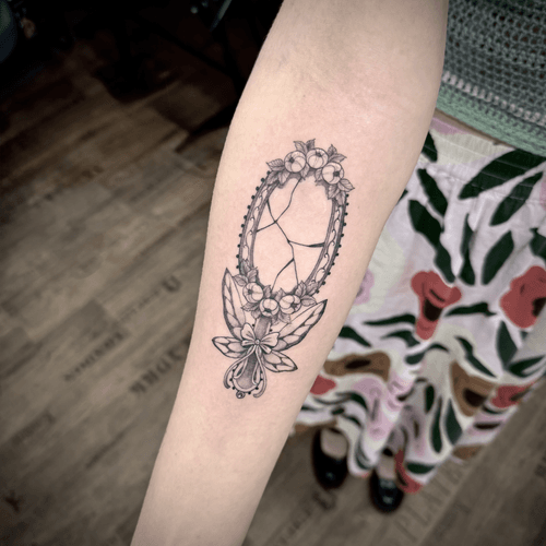 Broken Mirror Tattoo