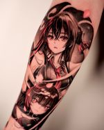 Akame x Delta📍Based in West Kensington, London📌Bookings are available. ...#animetattoo #animetattoos #akame #akamegakill #theeminenceinshadow #londontattoo #londontattooartist