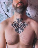 Healed and bold on Matthew. One of my favorites so far on this style Bookings and info via mail or dm please 🩶🦋 @onlyblackart @blkttt #blxink #beautifulbizzare #tattooart #blackonblack #ornamentalblack #ornamentalblackwork #ornamentaltattoo #dotworktattoo #geometrip #linestattoo @houseofritualstattoo #blkink #btattooing #neotribaltattoo #newtribal #ornamentalika @blackworkelite #blackxperienz #iblackwork #geometrip @blackworkelite #geometricinkofficial #geometricink #blackworkextreme #sacredgeometry