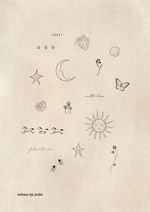 Celestial and Nature Themed Flash Sheet
