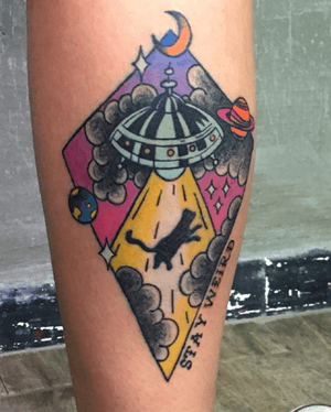 HEALED UFO / Cat Tattoo 