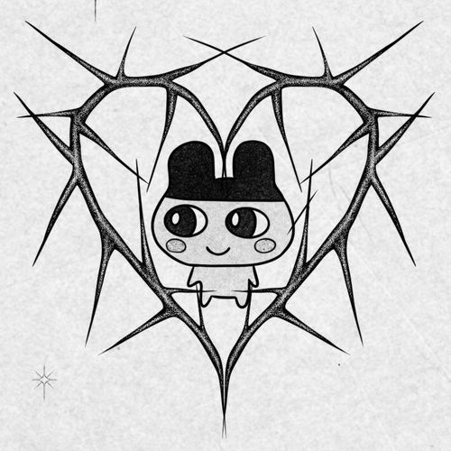 Tamagotchi thorn heart ( character can be changed )