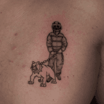 Person and Dog