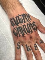 Emergency Room Hand Lettering