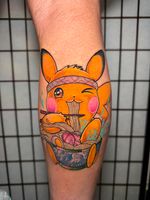 Pikachu Eating Ramen
