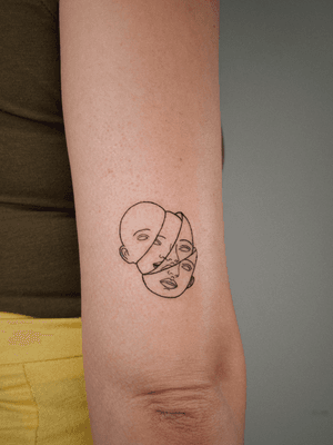 Fine line minimalist tattoo